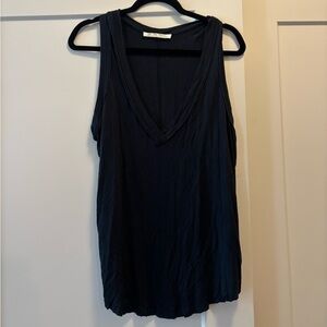 We The Free Black V-Neck Tank Top